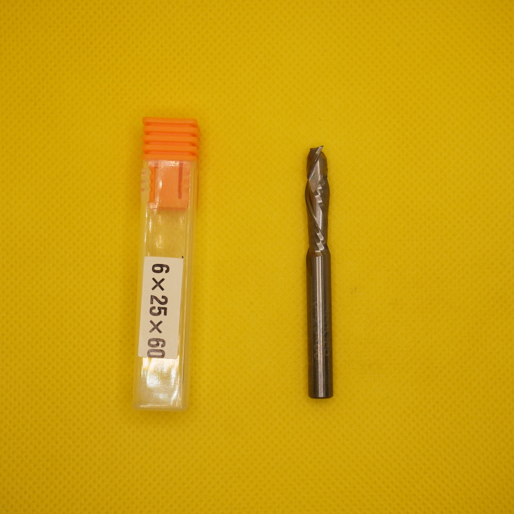 1 Zahn Up Down Cutter d 6 mm SL 25 (VHM)